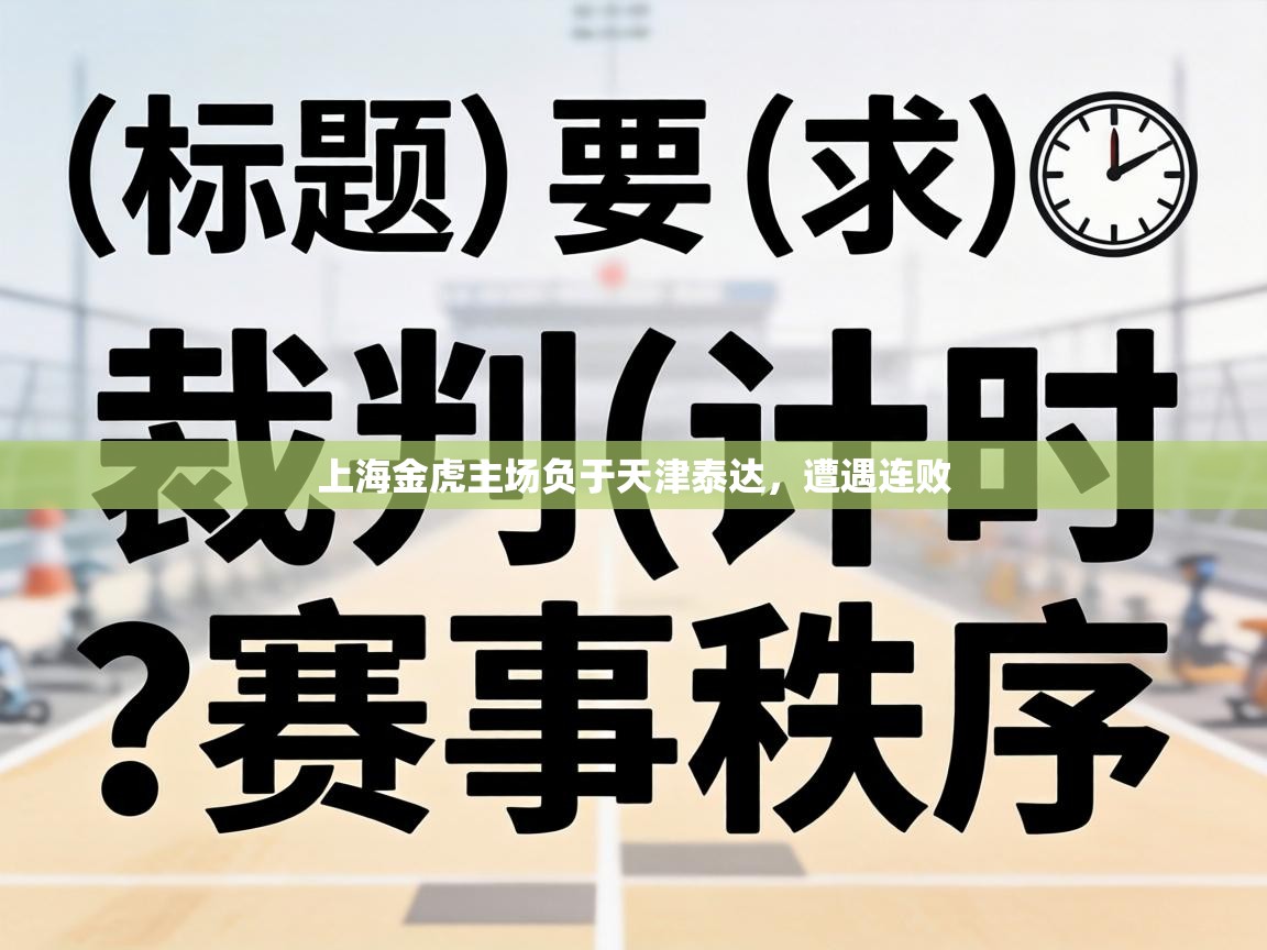 上海金虎主场负于天津泰达,遭遇连败 第2张